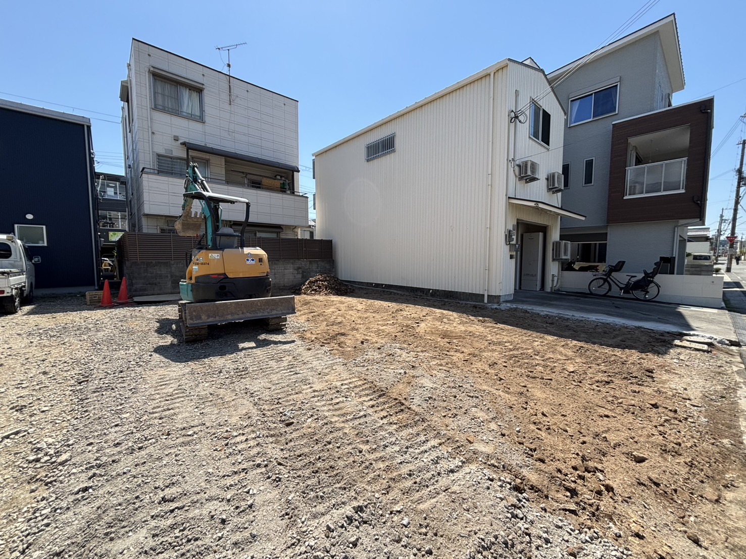 和歌山市土佐町の木造住宅解体工事 施工後の敷地内状況 3