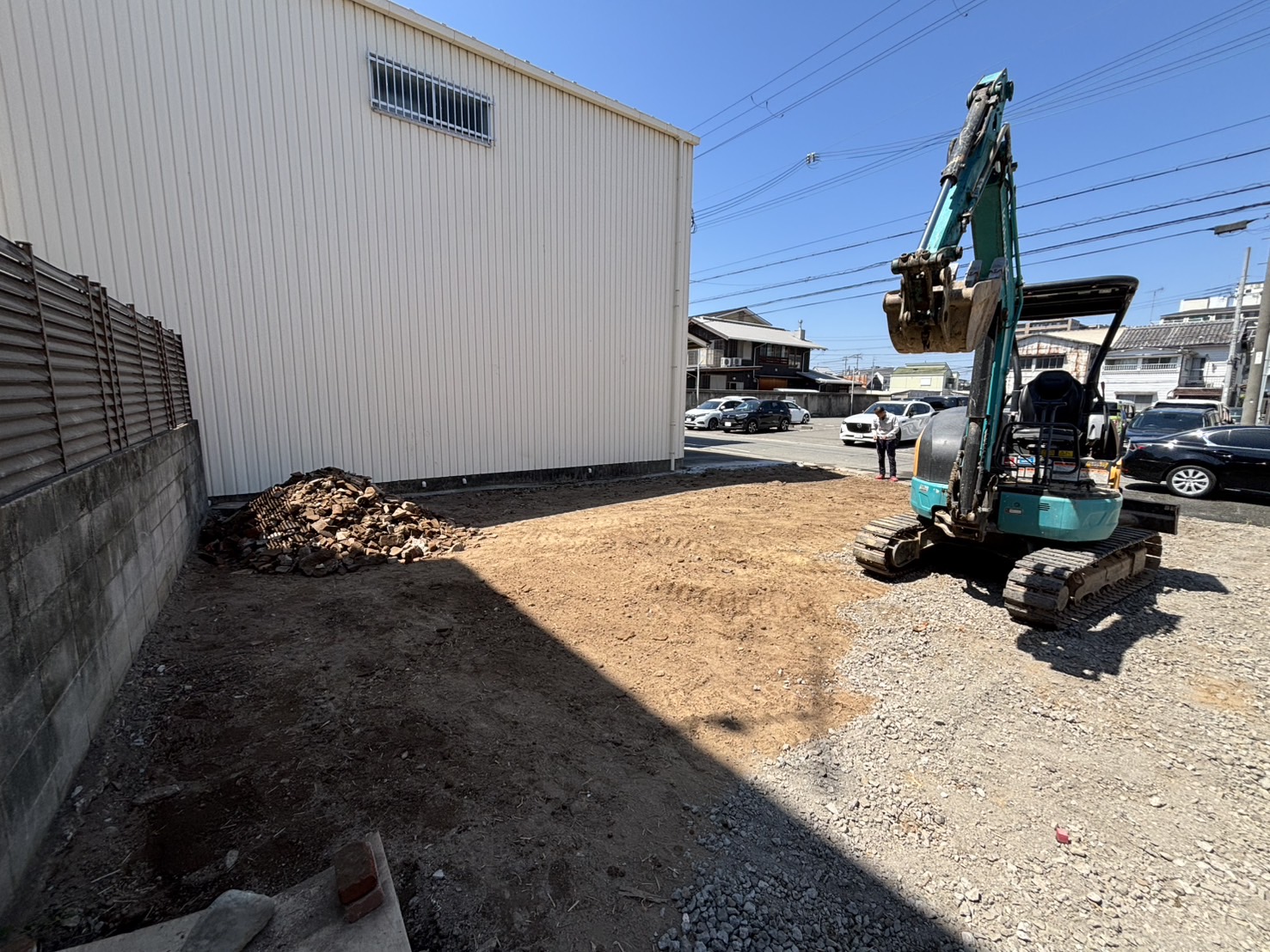 和歌山市土佐町の木造住宅解体工事 施工後の敷地全景 2