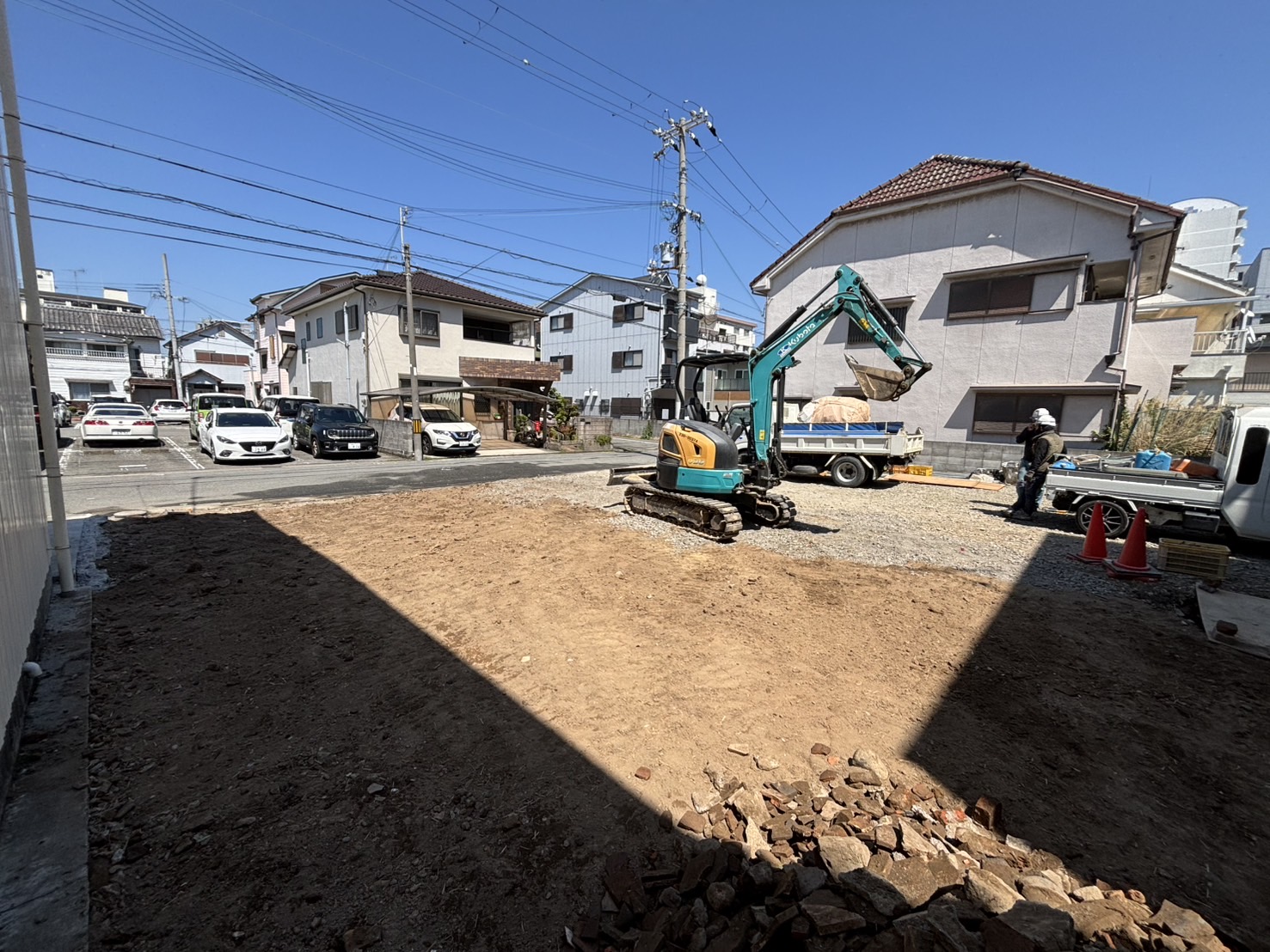 和歌山市土佐町の木造住宅解体工事 施工後の敷地全景 1
