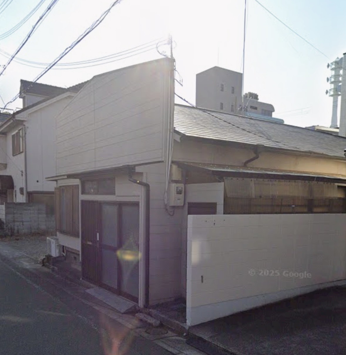 和歌山市土佐町の木造住宅解体工事 施工前の外観 2