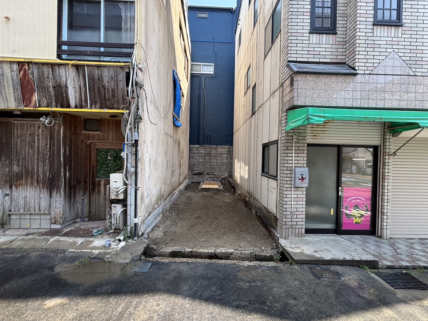 白浜町の解体工事 施工後の正面全景