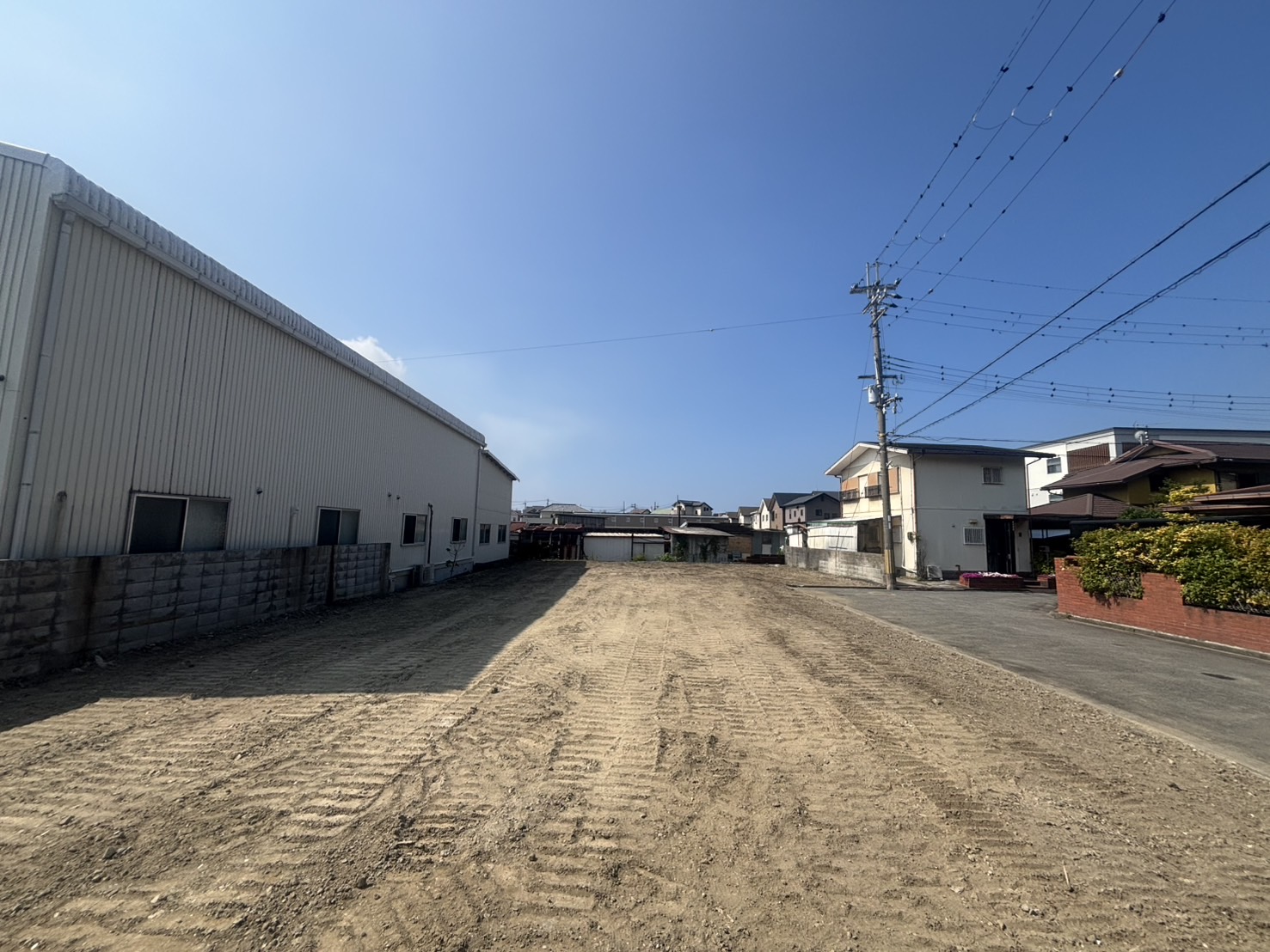 和歌山市木ノ本の建物解体工事 解体後の更地1